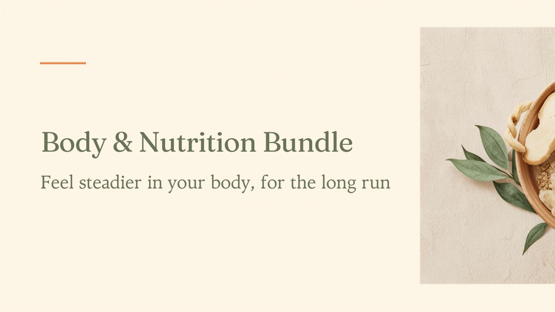 Body & Nutrition Bundle cover, brain fog and anti-inflammatory eating guides bundled together